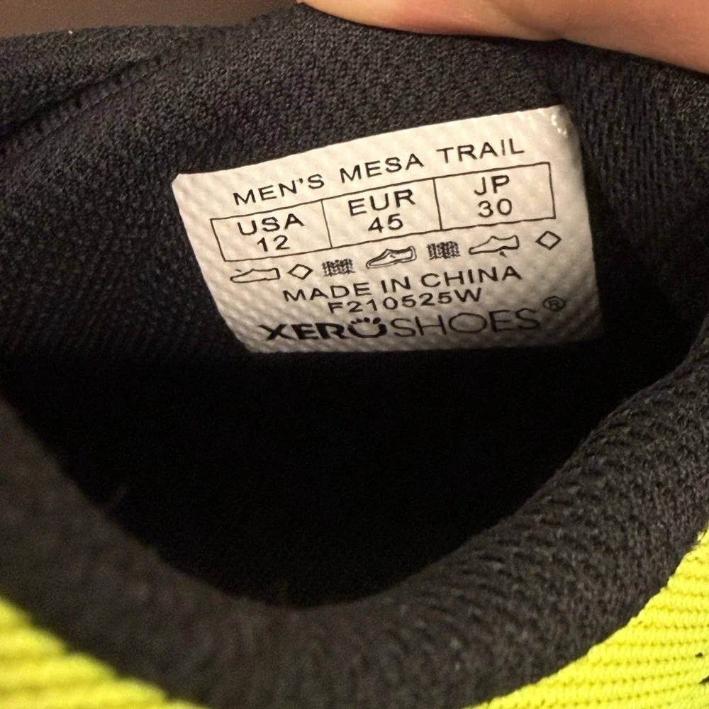 Men’s Xero Mesa Trail Shoes Hi-viz Rare Color